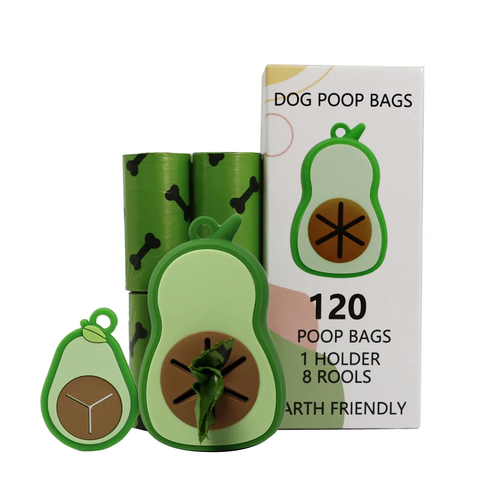 Biodegradable Compostable Dog Poop Bags with Silicone Holder - My Fur Baby