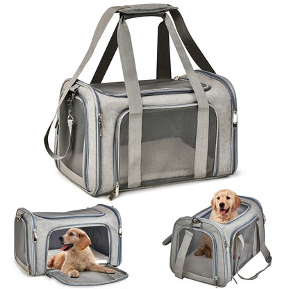 Airline-Approved Soft Dog Carrier Bag – Waterproof, Claw-Proof & Travel-Ready - My Fur Baby