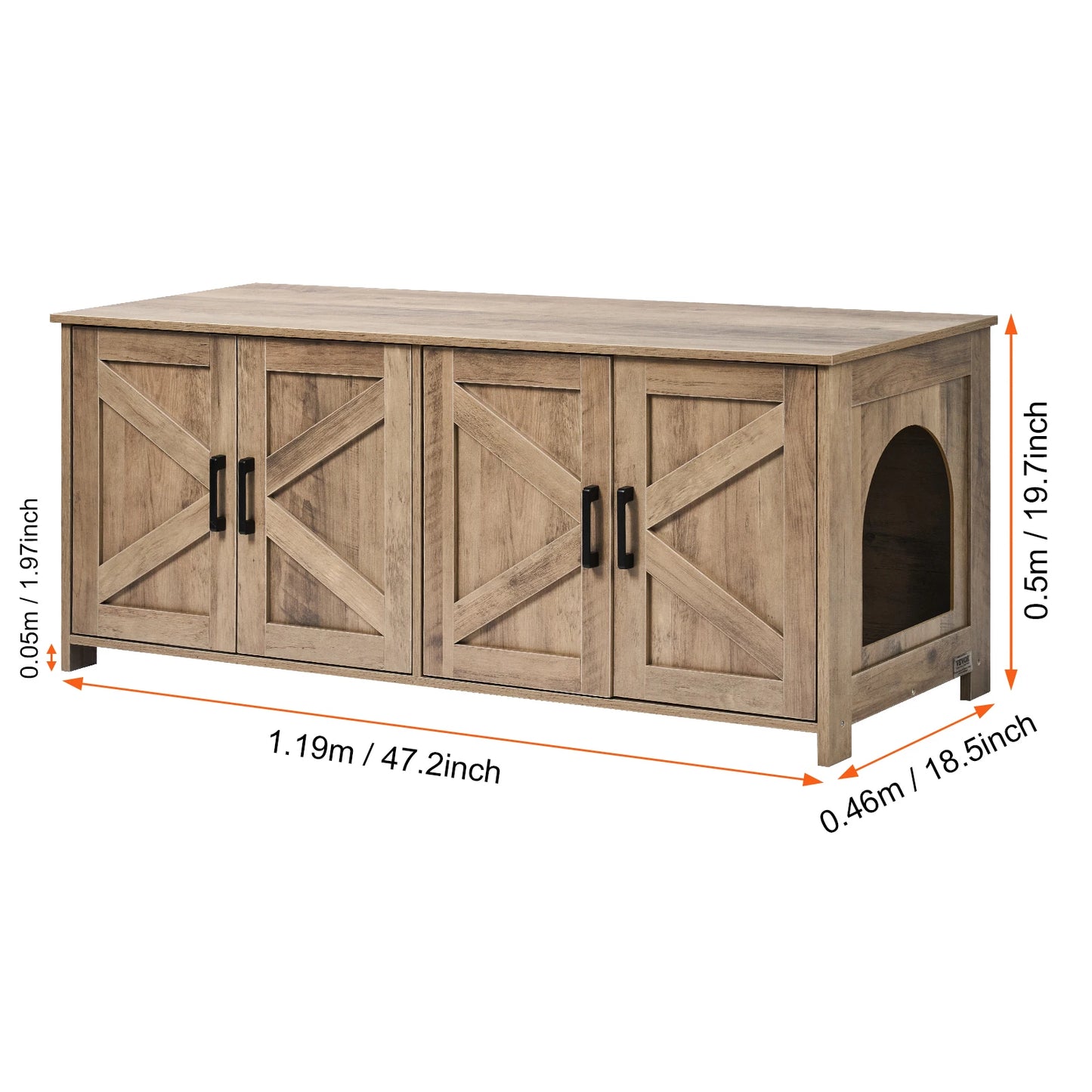 PurrHide- Dual Cat Litter Box Enclosure